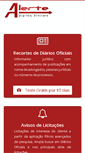 Mobile Screenshot of alerte.com.br