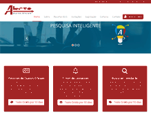 Tablet Screenshot of alerte.com.br